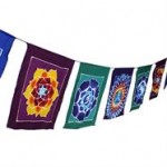 Colourful Batik Mandala Bunting Flags